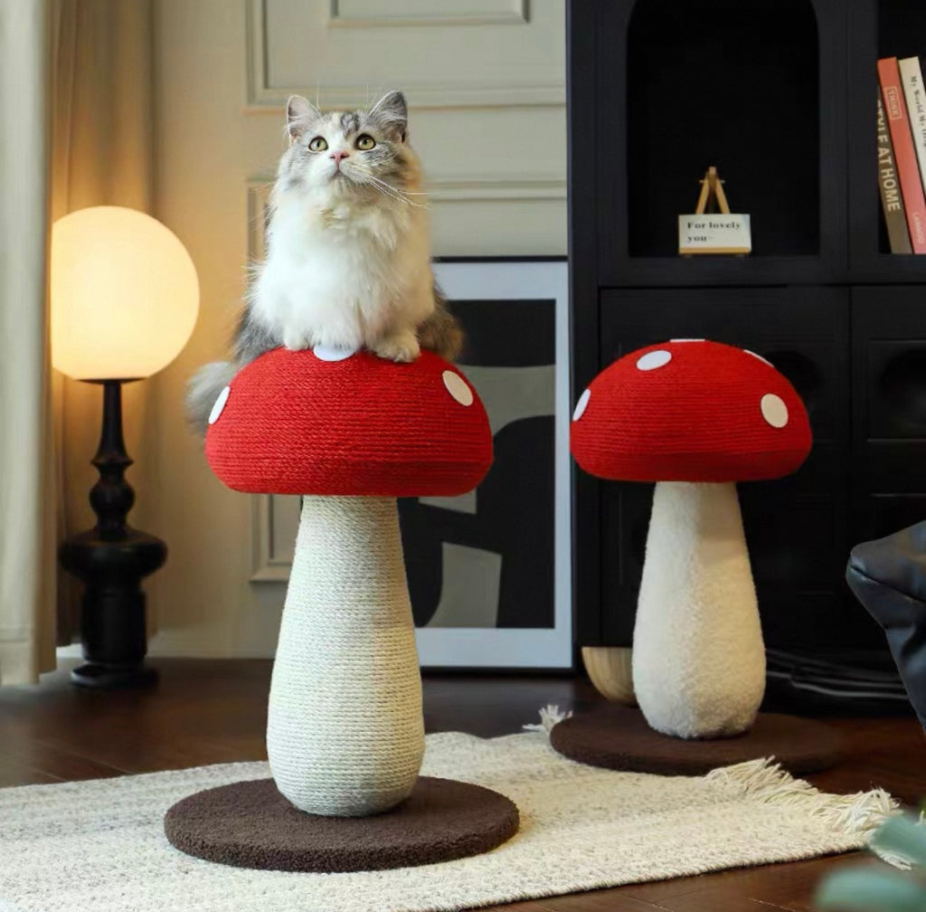 Mushroom Cat Scratching Post