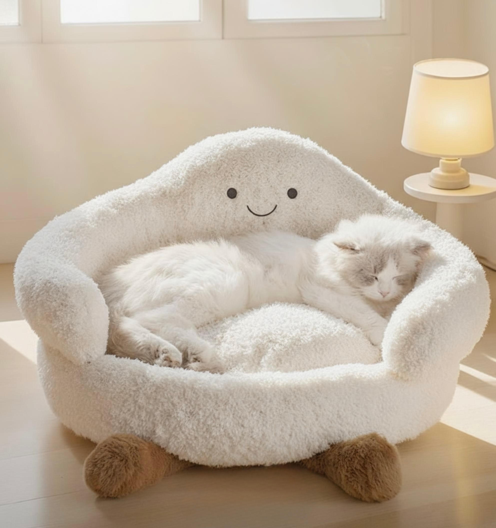 Cloud Buddy Cat Bed☁️