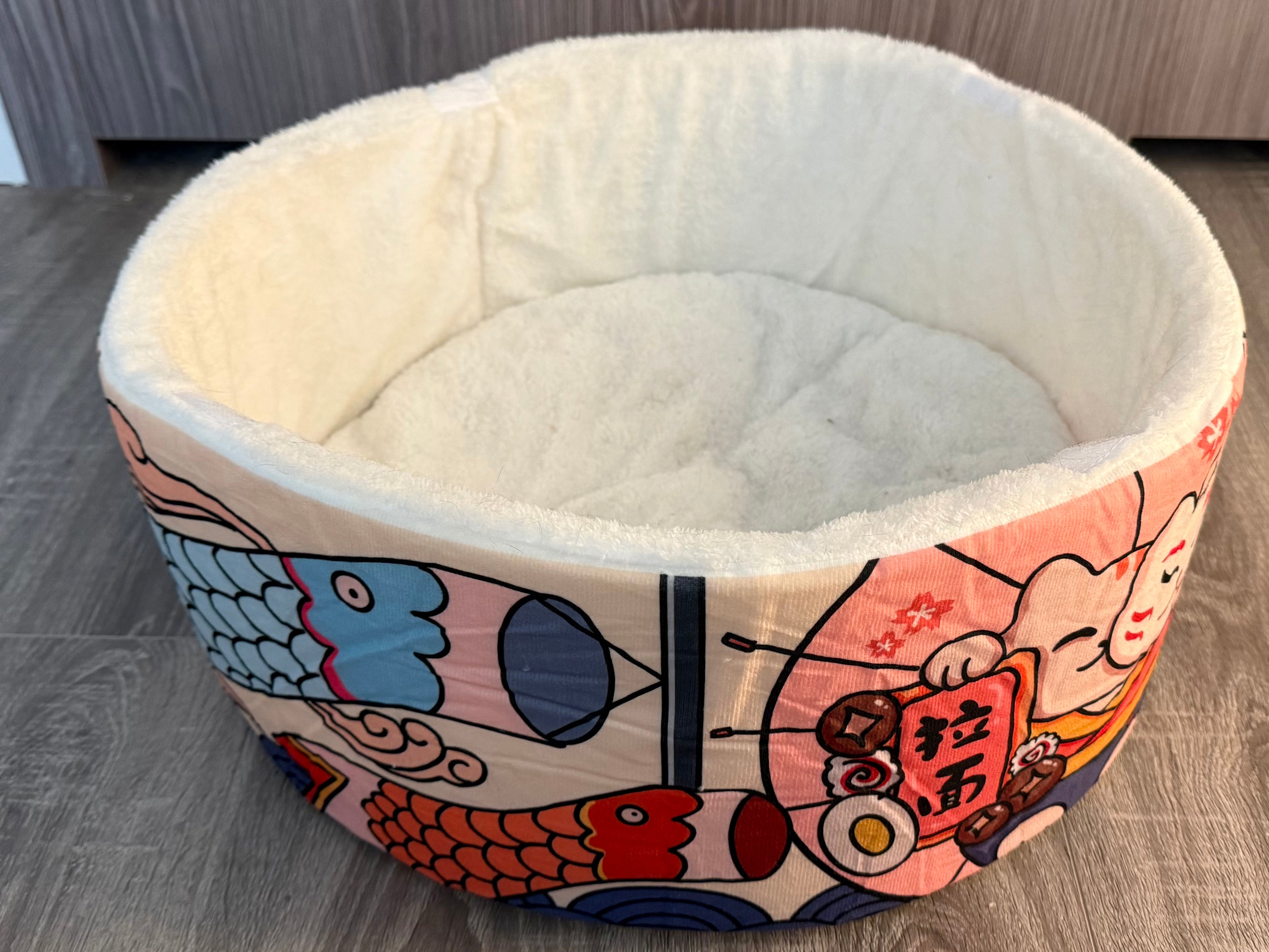 Ramen Bowl Cat Bed – Cozy, Warm & Adorably Unique