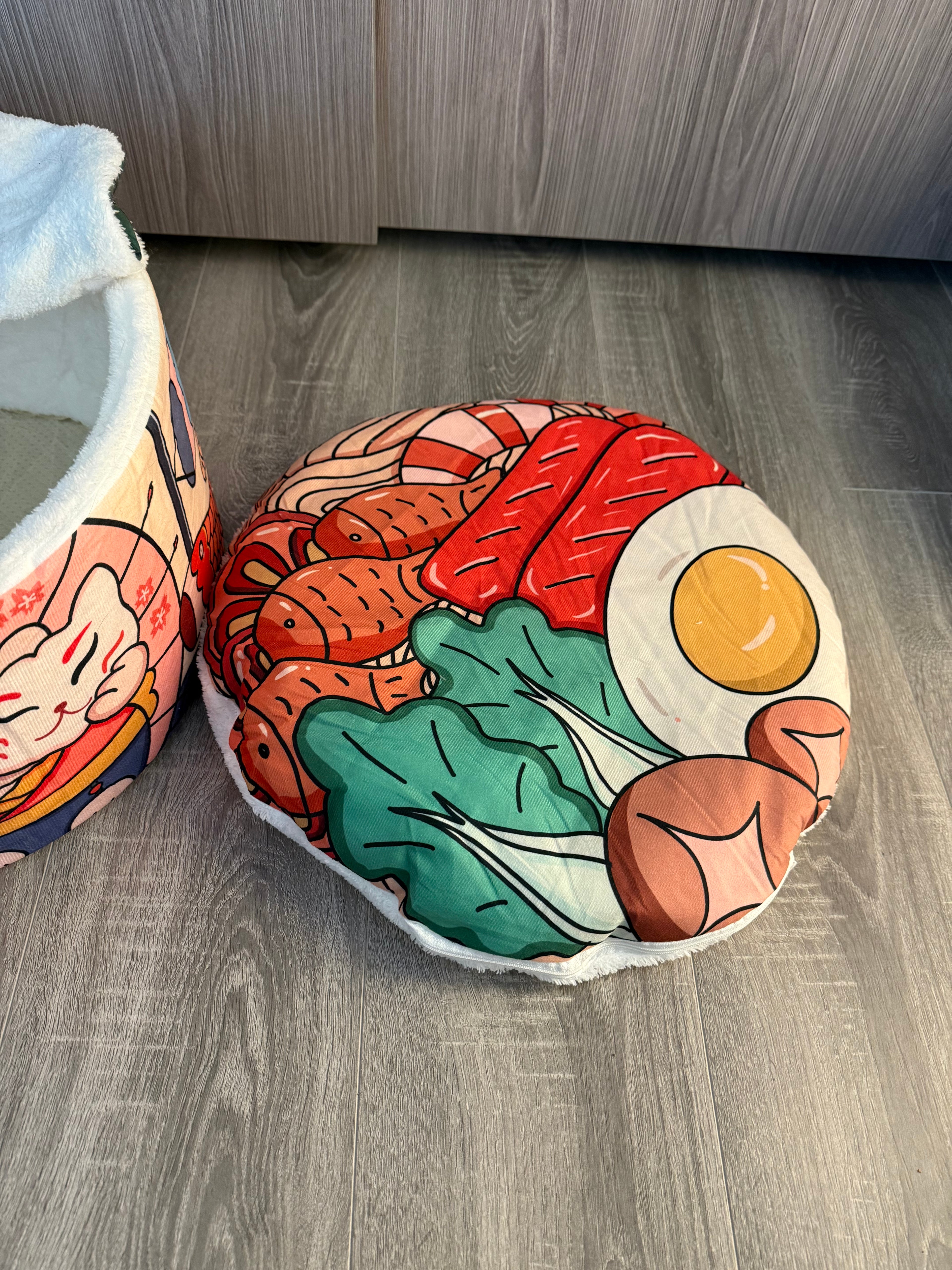 Ramen Bowl Cat Bed – Cozy, Warm & Adorably Unique